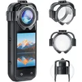 Produktbild: Puluz lens covers for Insta360 X5 camera (snap-on) (PU750T)