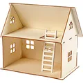 Produktbild: Puppenhaus selberbauen 7 Teile 27x18x25cm unbehandelt