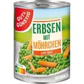 Produktbild: GutundGünstig Gemüsekonserve Erbsen mit Möhrchen, sehr fein, 265g