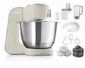 Produktbild: BOSCH Küchenmaschine Serie 4 MUM58L20, Durchlaufschnitzler, Mixer, grau, 1000 W, 3 Scheiben, Schüssel, Knethaken/Rühr-/Silikonbesen, spülmaschinenfest