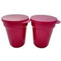 Produktbild: Tupperware Aloha (SET 2) Trinkbecher 470 ml Brombeere Beere Becher mit Deckel