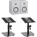 Produktbild: Yamaha HS4 WH Studiomonitor Tischstativ Set | Neu