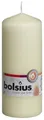 Produktbild: Bolsius Stumpenkerze elfenbein, Höhe 15 cm, Ø 5,8 cm Kerze Dekokerzen