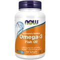 Produktbild: Now Foods, Omega-3, Molecularly Distilled, 100 Weichkapseln - Blitzversand