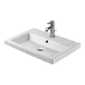 Produktbild: Duravit Einbauwaschtisch Waschbecken Waschtisch 2ND FLOOR weiß Überlauf 600x430
