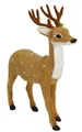 Produktbild: I.GE.A. Dekofigur Tierfigur Reh aus Kunstfell (1 St), Waldtier Statue Ornament Plüschtier Weihnachtsdeko Winterdeko Pelztier
