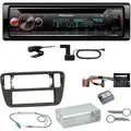 Produktbild: Pioneer DEH-S720DAB Bluetooth CD DAB+ MP3 Einbauset für Up Seat Mii Skoda Citigo