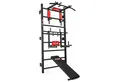 Produktbild: K-SPORT Kraftstation Sprossenwand+Dip Station, Klimmzugstange & Trainingsbank, (TRAININGSSET SPROSSENWAND MIT DIP STATION + KLIMMZUGSTANGE + BANK), Made in EU!