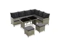 Produktbild: JUSKYS Gartenlounge Manacor (grau-meliert)