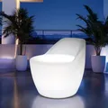 Produktbild: Arnusa LED Cocktailsessel mit Beleuchtung 16 Farben, Akku & Fernbedienung Leuchtender Lounge Sessel für Innen & Außen Garten Balkon, Terrasse Modernes Lounge-Möbel, 56x54 cm, Kunststoff