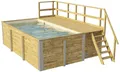 Produktbild: weka Rechteckpool 595 Gr.1 mit Sonnendeck und Technikraum (Set, 10-tlg), BxLxH: 309x416x116 cm. verschiedene Folienfarben