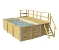 Produktbild: Weka Gartenpool inkl. Sonnendeck - braun