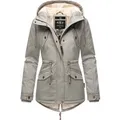 Produktbild: Marikoo Damen Winterjacke Manolya mit Teddyfellfutter & Baumwoll-Obermaterial