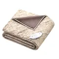 Produktbild: Beurer HD75 Heizdecke 180x130cm, Waschbar, Felloptik, Beige/Braun, Abschaltautom
