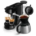 Produktbild: PHILIPS SENSEO® HD6592/64 Switch 2in1 Pad- und Filterkaffeemaschine, Klavierlack