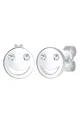 Produktbild: Ohrringe Damen Ohrstecker Smile Face mit in 925 Sterling Silber