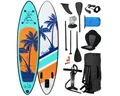 Produktbild: BRAST SUP-Board Tropic Aufblasbares Stand up Paddle Set - 320x81x15cm, 5 Jahre Garantie inkl. Sonderzubehör, (2in1 Paddel Kajak-Sitz Action-Cam-Halterung), Fußschlaufe Paddel Pumpe Rucksack