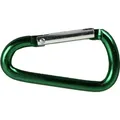 Produktbild: Conacord Karabinerhaken 60 mm Alu grün Karabiner Haken Schnapphaken Schlüssel