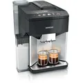 Produktbild: Siemens TQ513D01 EQ500 Kaffeevollautomat Daylight silver, Klavierlack schwarz,