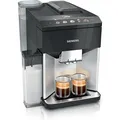 Produktbild: Siemens Kaffeevollautomat, EQ500 integral, Daylight silver, Klavierlack schwarz, TQ513D01 (TQ513D01)