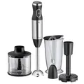 Produktbild: WMF Kult X Stabmixer Set 5-teilig, Pürierstab, Schneebesen, Stampfer, Zerkleinerer, 600 Watt, Zauberstab inkl. 700ml Mixbehälter, edelstahl matt