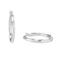 Produktbild: Amor Creolen 925 Sterling Silber Damen Ohrschmuck, 2,1 cm, Silber, Kommt in Schmuck Geschenk Box, 9959525