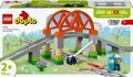 Produktbild: LEGO® DUPLO 10426 Eisenbahnbrücke und Schienen  Erweiterungsset