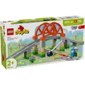 Produktbild: LEGO® DUPLO® 10426 Town Eisenbahnbrücke und Schienen – Erweiterungsset