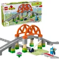 Produktbild: LEGO® DUPLO 10426 Eisenbahnbrücke und Schienen – Erweiterungsset
