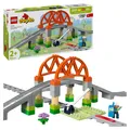 Produktbild: LEGO DUPLO Town 10426 Eisenbahnbrücke und Schienen – Erweiterungsset Bausatz, Me