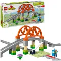 Produktbild: LEGO 10426 DUPLO Town Eisenbahnbrücke und Schienen - Erweiterungsset