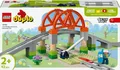 Produktbild: LEGO® DUPLO 10426 Eisenbahnbrücke und Schienen Erweiterungsset