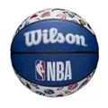 Produktbild: Wilson Basketball NBA ALL TEAM, Outdoor, Gummi, Größe: 7, Rot/Weiß/Blau