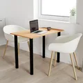 Produktbild: AKKE Bavaria Buche Tisch mit schwarze beine LxBxH: 50x50x74 cm