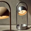 Produktbild: Tischleuchte FRANDSEN, Ball Portable, dimmbar, Grau, für Wohnzimmer, Metall - 14.5 - 32