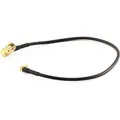 Produktbild: Varia Pigtail SMA-Stecker zu MMCX-Stecker, gewinkelt 90°, 25 cm (MMCX PLUG R/A+RG174+SMA)