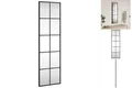 Produktbild: Wandspiegel Schwarz 30x100 Cm Rechteckig Eisen