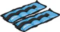 Produktbild: GORILLA SPORTS® Gewichtsmanschetten - 2er Set, 1 kg ( 2 x 0,5 kg ) Gewichte, Verstellbar - Fußgelenkgewichte, Armgewichte, Handgelenkgewichte, Handgelenk, Laufgewichte