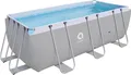 Produktbild: Avenli Frame Rectangular Pool 400 x 200 x 100 cm, Aufstellpool, rechteckig, ohne Pumpe, Ersatzpool, grau