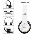 Produktbild: Wisam® P47 Wireless Bluetooth 5.0 + EDR Kopfhörer Headset Weiß PC Smartphones Tablets - Weiß