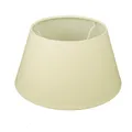 Produktbild: Lampenschirm für Tischleuchte in Rund Leinen Cotton Creme Tischlampe Wandleuc...