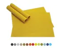 Produktbild: matches21 HOME & HOBBY Platzset Tischsets BORDA 4er Set Gelb als Tischuntersetzer, (4-St), Abwaschbare Platzsets als Tischunterlagen für Ess-Tisch Tisch-Deko