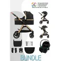 Produktbild: Kinderkraft Kinderwagen 3in1 Esme  Pro / Kombikinderwagen, Kinderkraft: Sand Beige