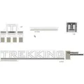 Produktbild: Aufkleber Fahrrad Rahmen Trekking Performance Dekor Sticker Decal Set 6-Teilig - Schwarz