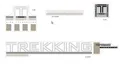 Produktbild: Aufkleber Fahrrad Rahmen Trekking Performance Dekor Sticker Decal Set 6-Teilig