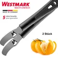 Produktbild: 2 x Westmark Orangenschäler Obstschäler Zitrusschäler Apfelsinenschäler, Schäler