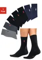 Produktbild: H.I.S Basicsocken Packung, 7 Stk. tlg. in angenehmer Baumwollqualität, Gr. 39-42, schwarz, grau-meliert, anthrazit, marine
