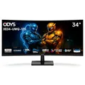 Produktbild: ODYS XE34-UWQ-120 Curved Gaming Monitor — 34 Zoll (86 cm) UWQHD (3440x1440), 120 Hz, 1ms, 21:9, VA-Panel, HDR10, Adaptive Sync, 122% sRGB, 1500R Krümmung, HDMI 2.1, DisplayPort