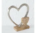 Produktbild: BOLTZE GRUPPE GmbH Dekoobjekt Dekoaufsteller Carolyn Herz Aluminium Hochzeit 22 cm