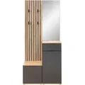 Produktbild: Kompaktgarderobe Simple Dekor Grau Anthrazit
